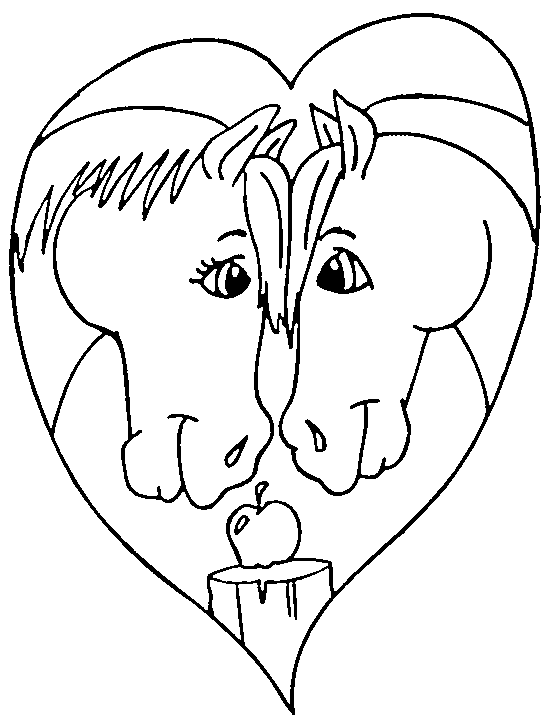 Plansa de colorat cu Valentines day 229 115
